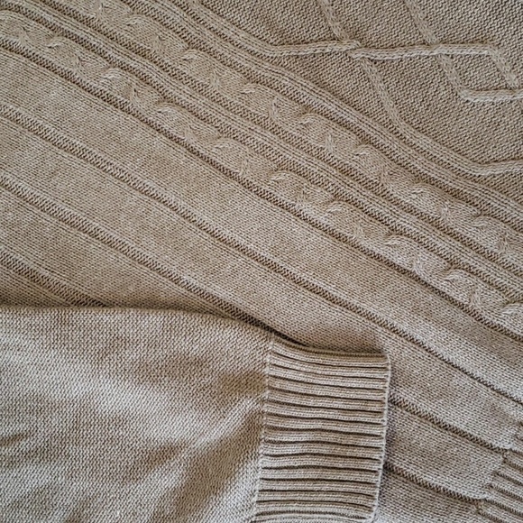 TRICOTS ST. RAPHAEL CABLE KNIT PULLOVER SWEATER - Picture 5 of 8